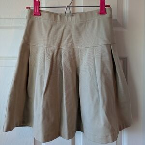 Primary Girls Khaki Pleated Skirt